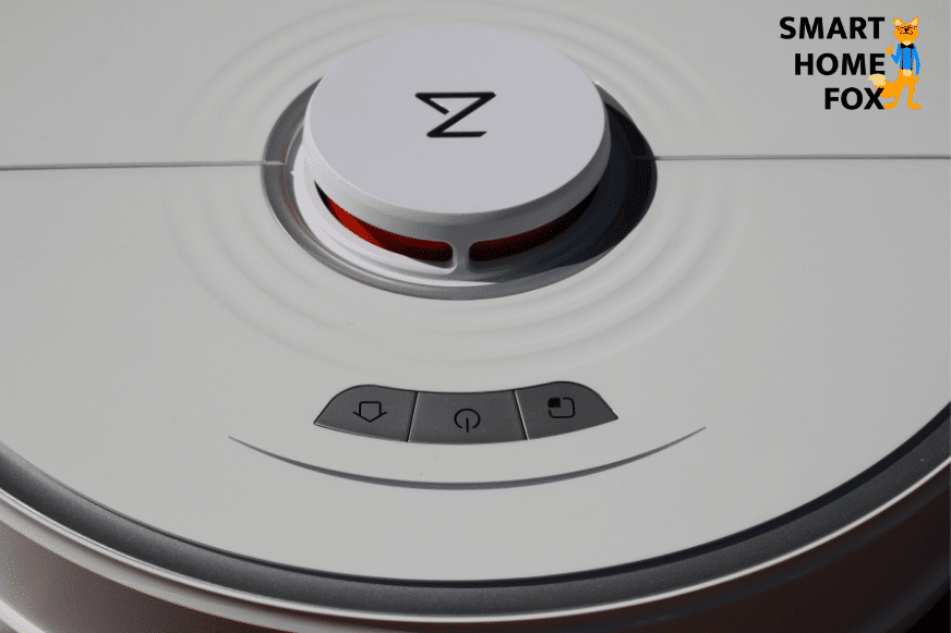 A close-up of the top of the Roborock S7